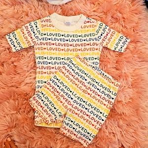 Hanna Andersson LOVED PJ's Size 8